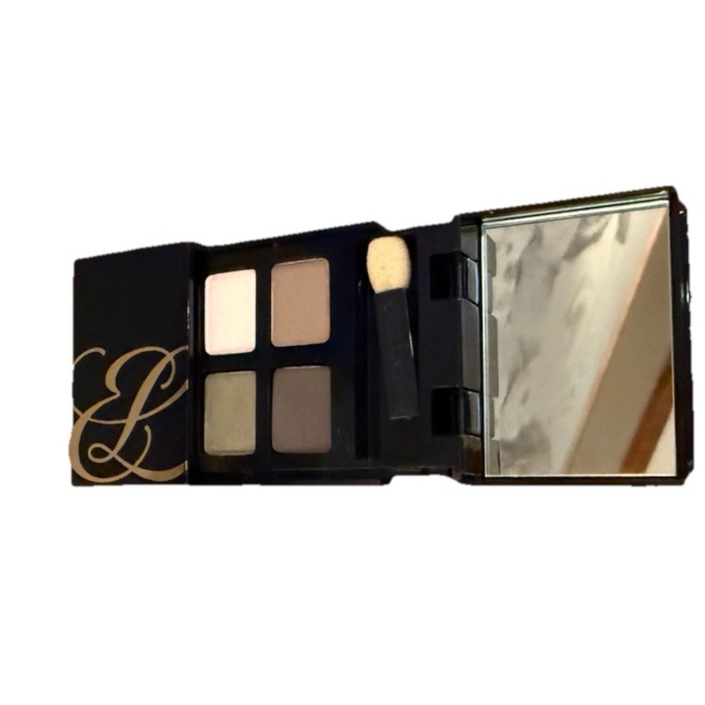 Vintage Estée Lauder Pure Color Eyeshadow Quad Ivory,sable,green,mink